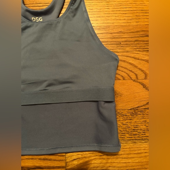 DSG Women's Sz S Blue Workout/Work Out/Athleisure Top/Long Sports Bra - Picture 11 of 16